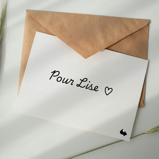 Album Physique + Lettre Personnalisée